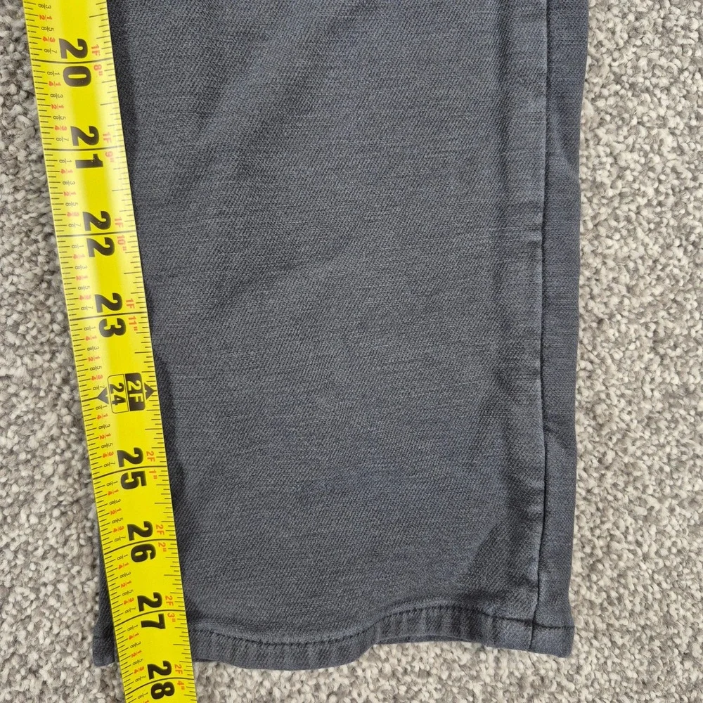 Faherty‎ Stretch Terry 5-Pocket Pants Mens 32 (31x27.5) Black Straight Leg